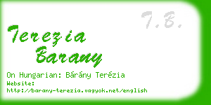 terezia barany business card
